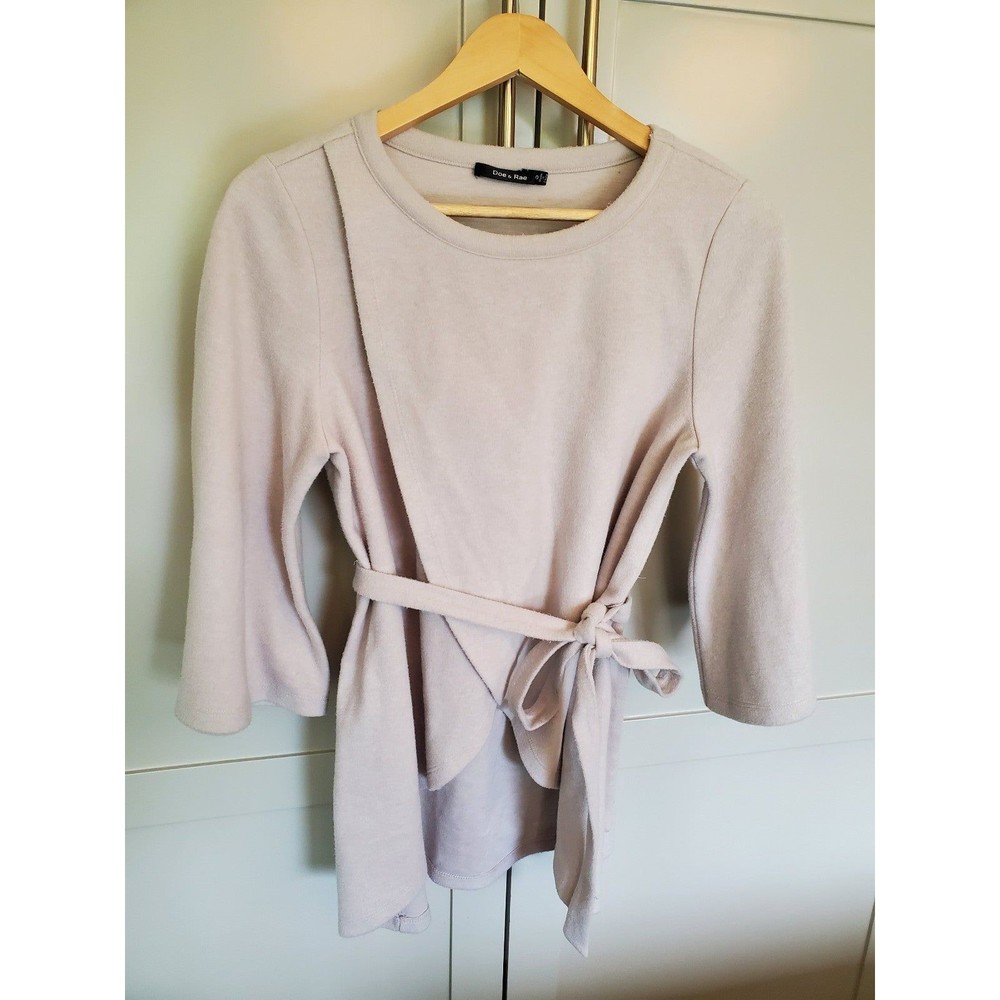 Doe & Rae Wrap Sweater - Sz S